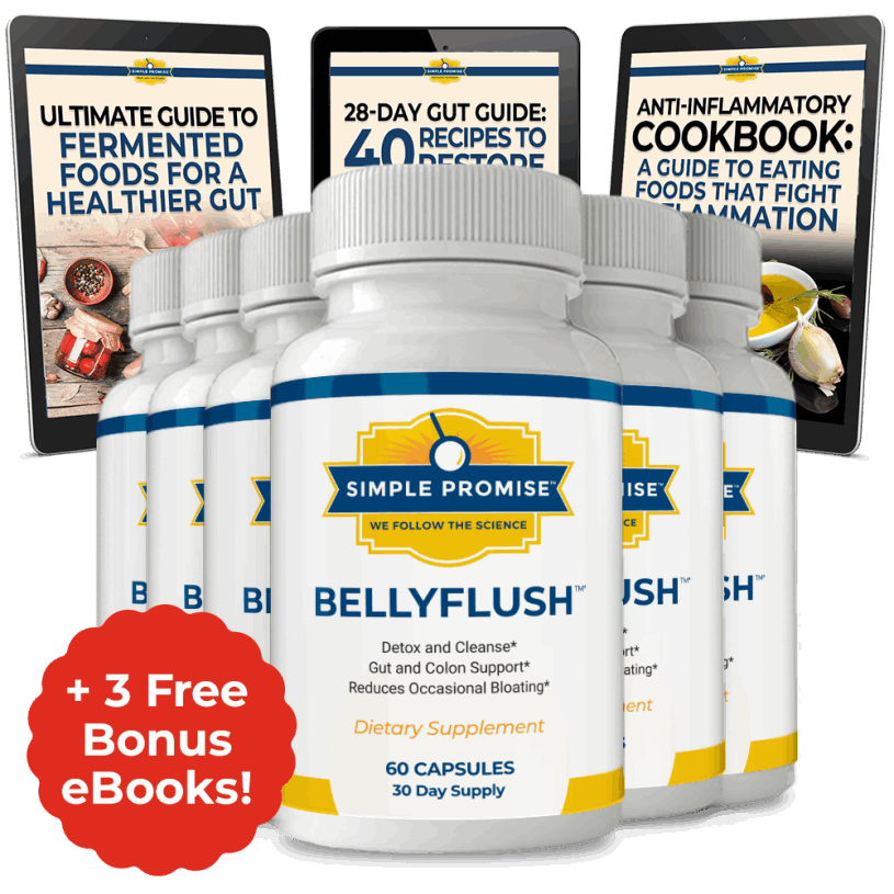 Bellyflush supplement bottle 